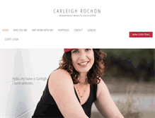 Tablet Screenshot of carleighrochon.com